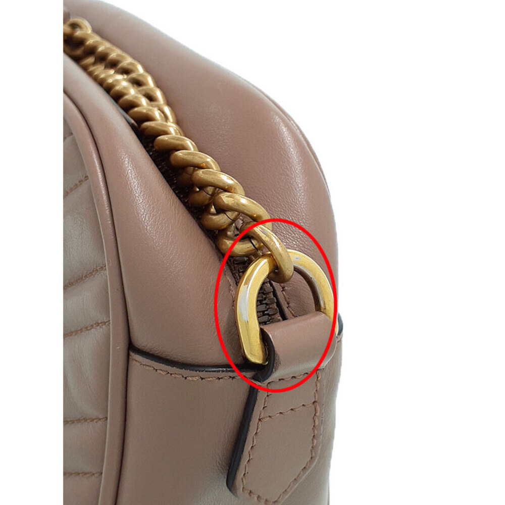 GUCCI GG Marmont Chain Shoulder Bag - Picture 6 of 9